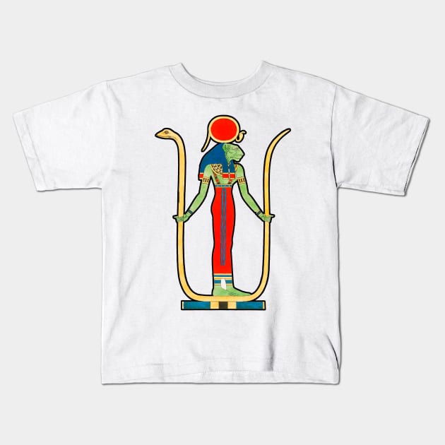 Deities of egypt, Osiris, Isis and mythology, pharaohs and pyramids Kids T-Shirt by Marccelus